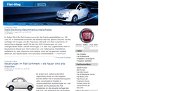 Desktop Screenshot of fiatblog.de
